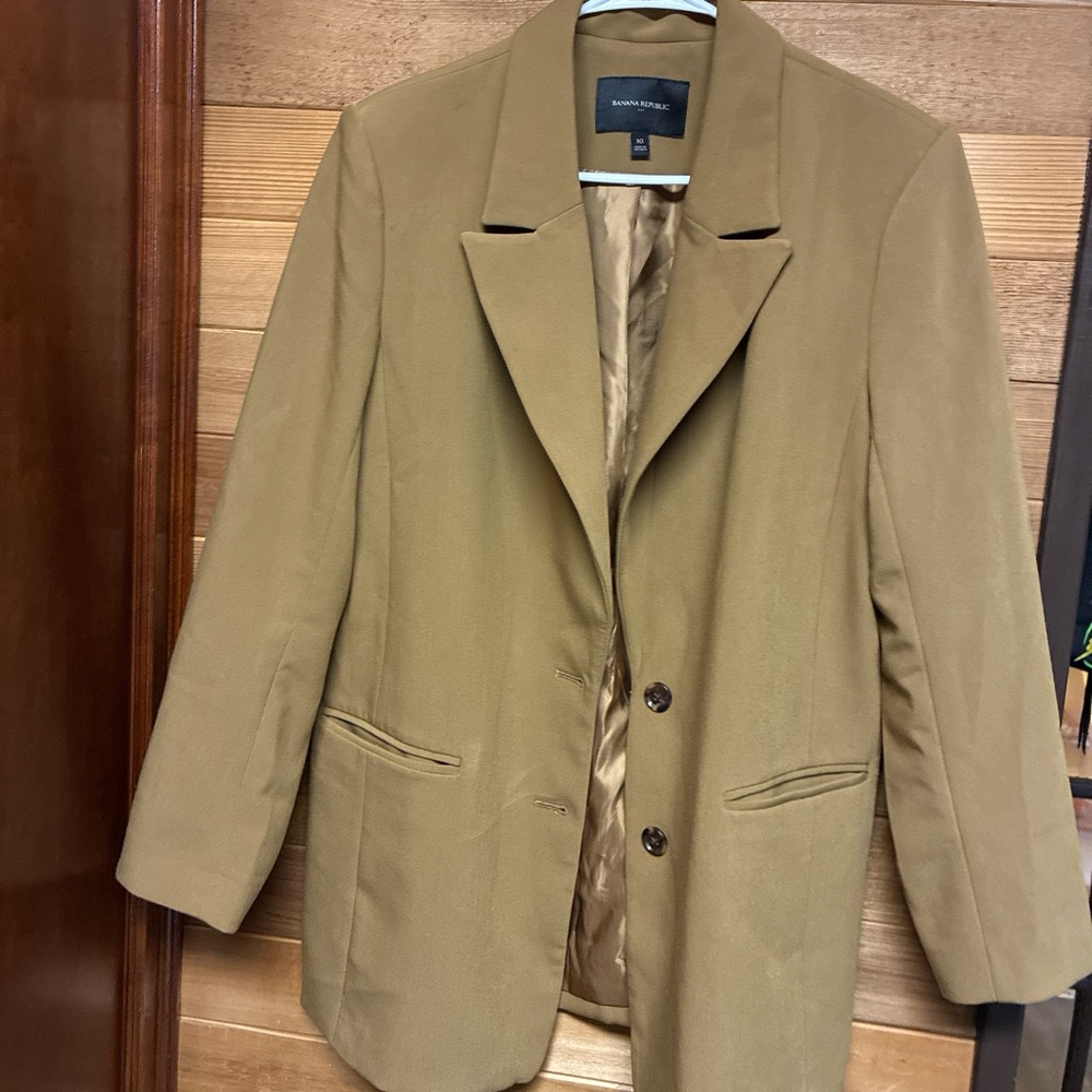 Banana Republic long boyfriend blazer